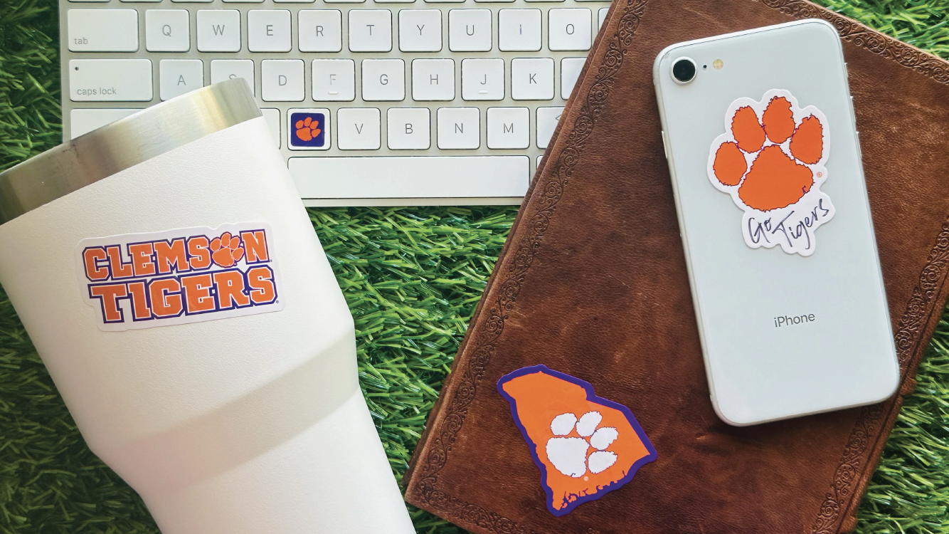 Clemson Tigers Sticker Set (14 Pieces)
