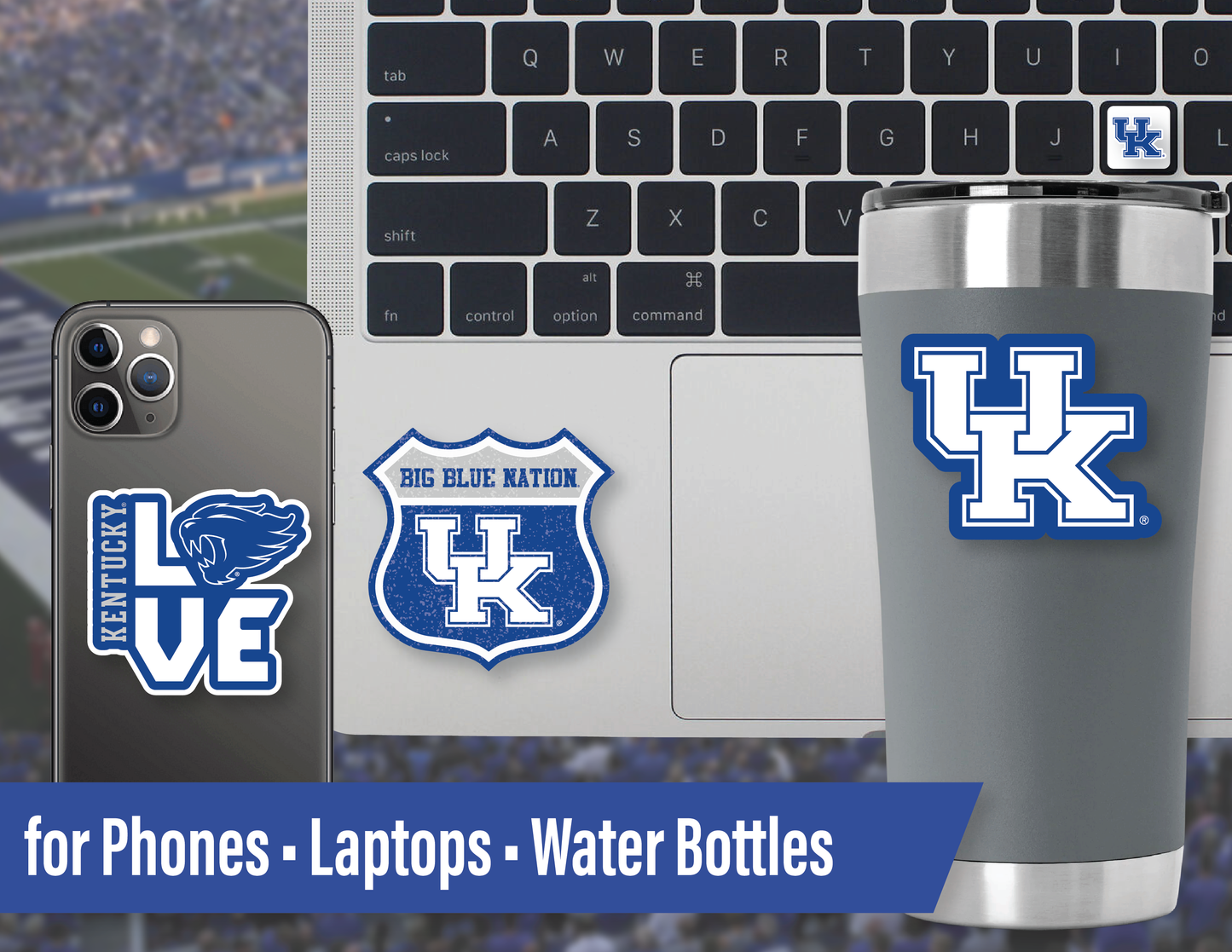 Kentucky Wildcats Sticker Set (14 Pieces)