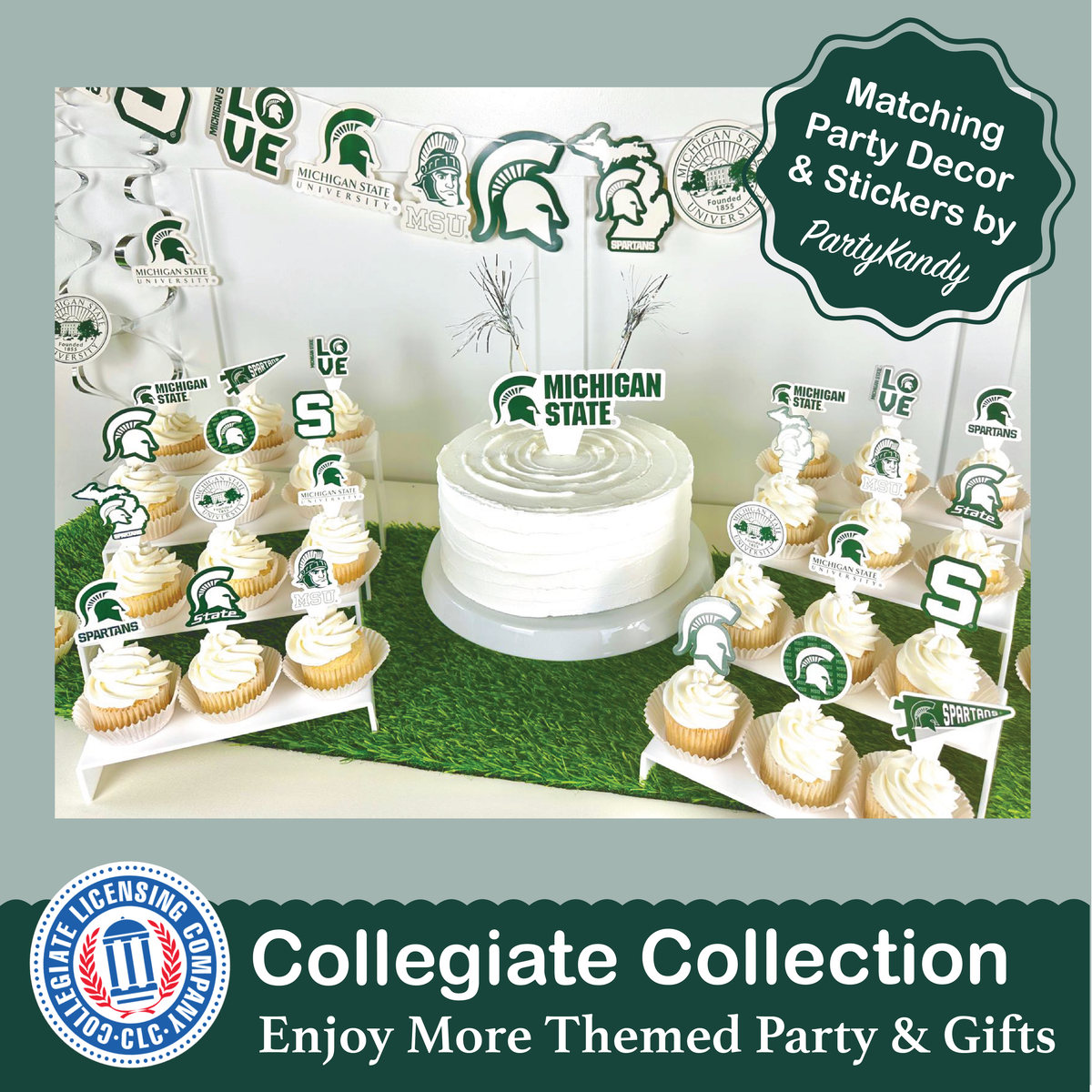 Michigan State 12-Day Christmas Ornament Advent Calendar Football MSU Gift
