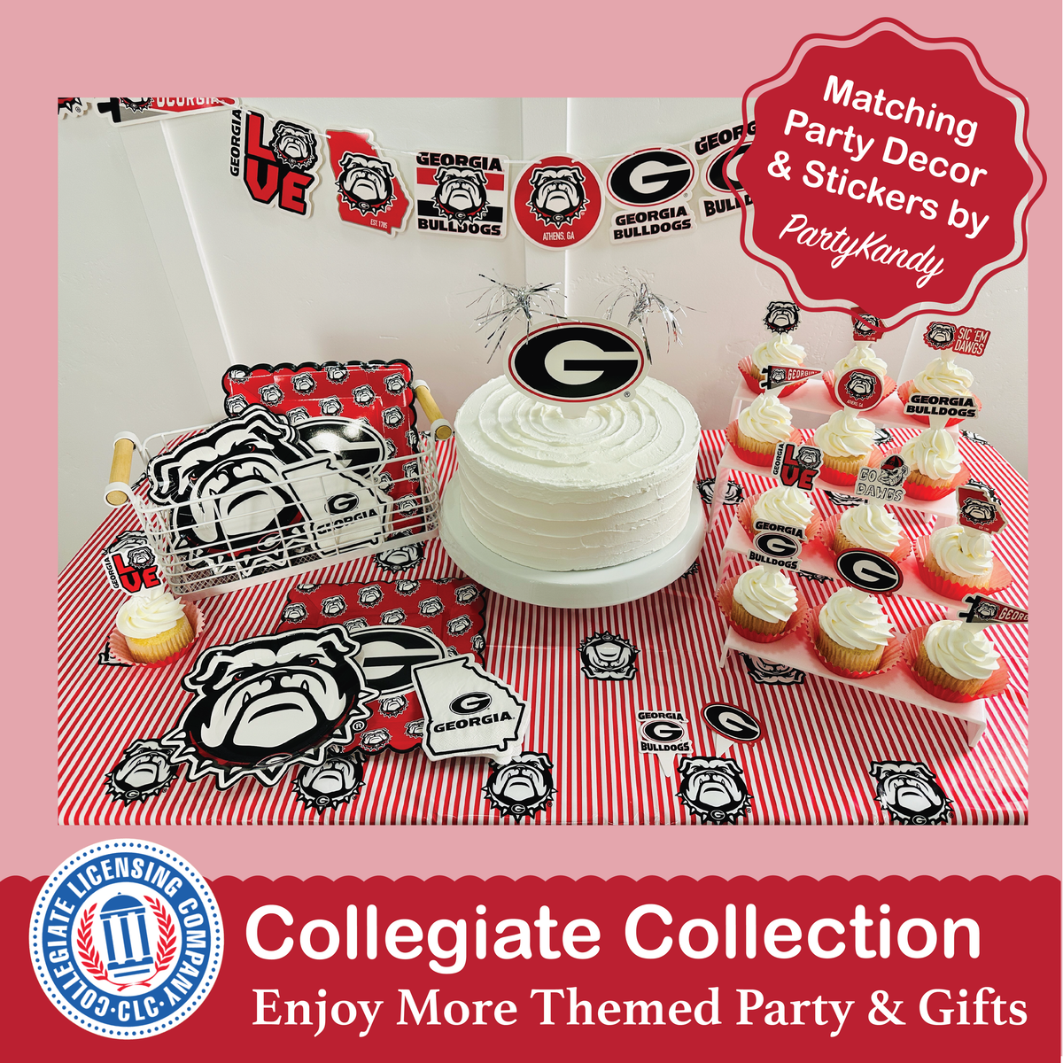 Georgia Bulldog 12-Day Christmas Ornament Advent Calendar Football UGA Gift
