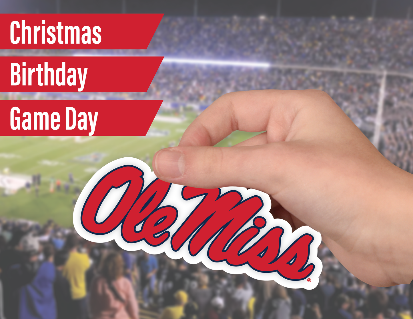 Ole Miss Rebel Sticker Set (14 Pieces)