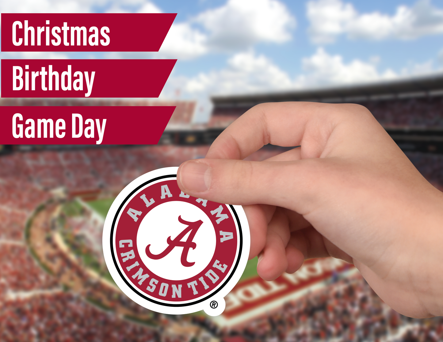 Alabama Crimson Tide Sticker Set (14 Pieces)
