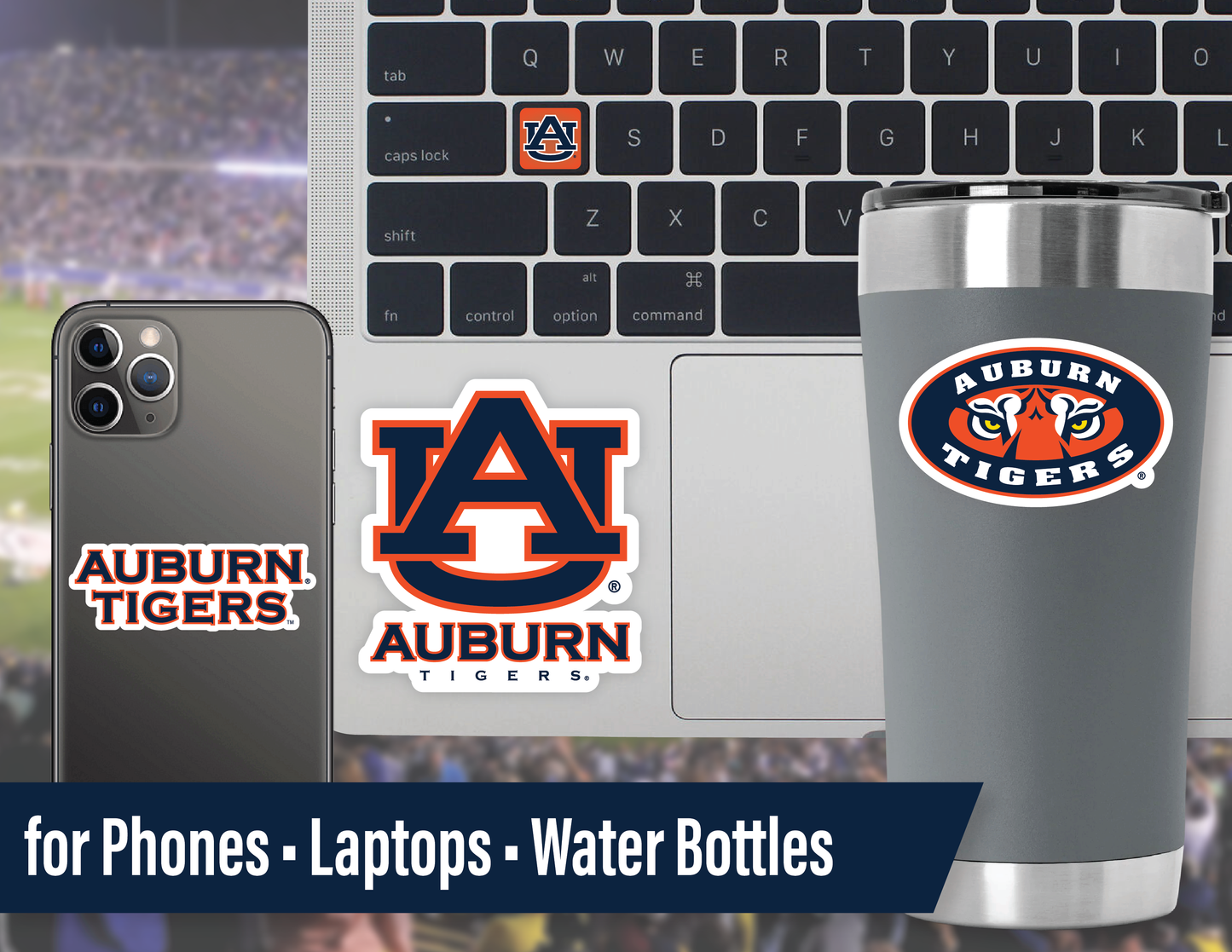 Auburn Tigers Sticker Set (14 Pieces)