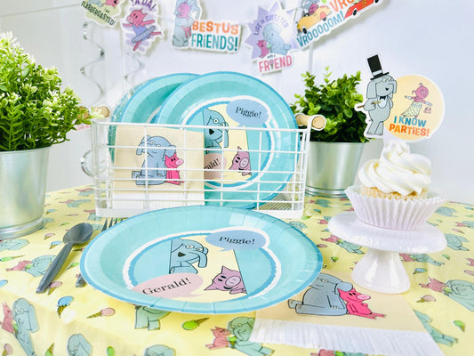 Elephant and Piggie Tableware Set (Serves 12)