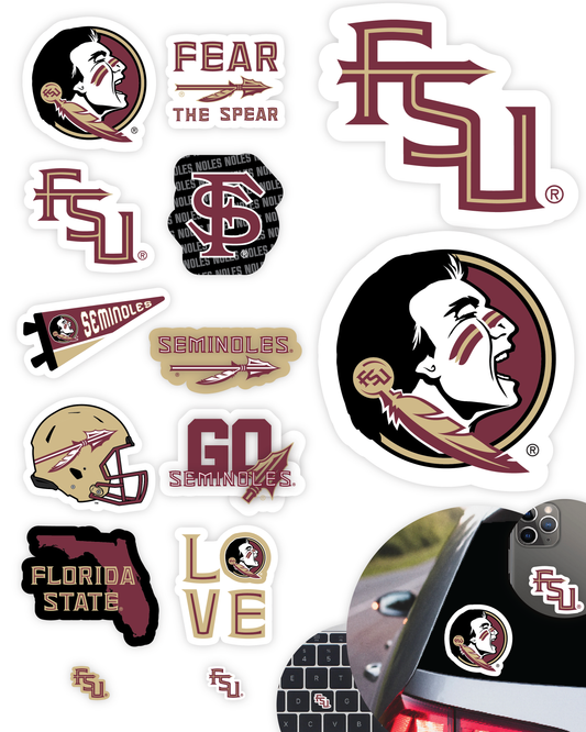 Florida State Seminoles Sticker Set (14 Pieces)