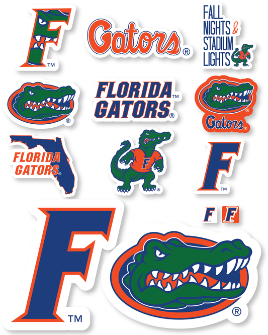 Florida Gators Sticker Set (14 Pieces)