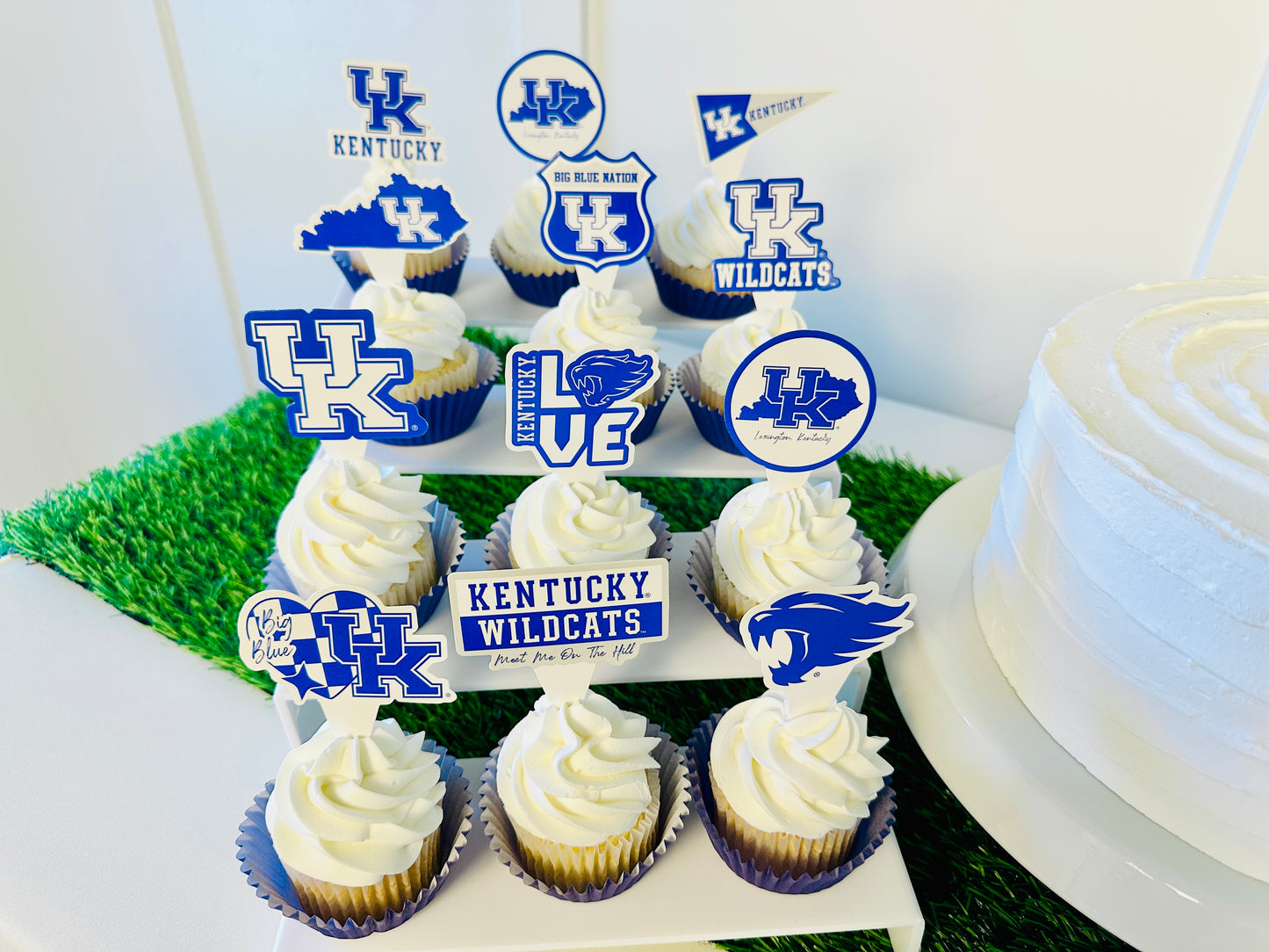 Kentucky Wildcats Cupcake Toppers (24 Pieces)