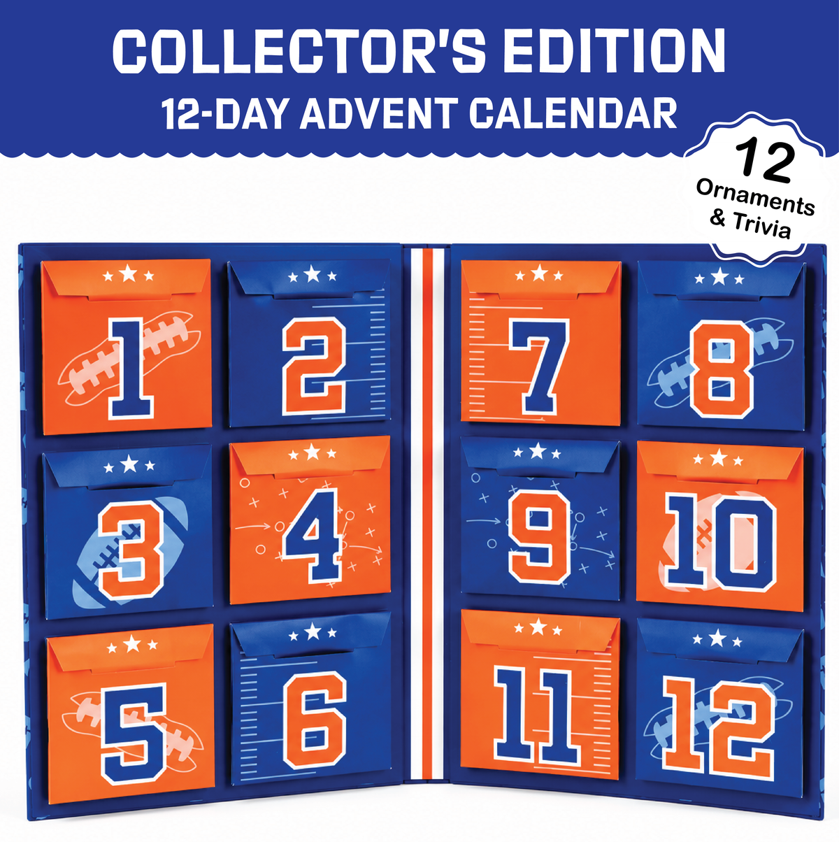 Florida Gators 12-Day Christmas Ornament Advent Calendar Football UF Gift