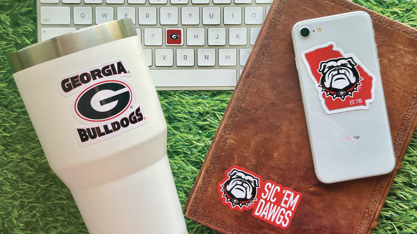 Georgia Bulldogs Sticker Set (14 Pieces)