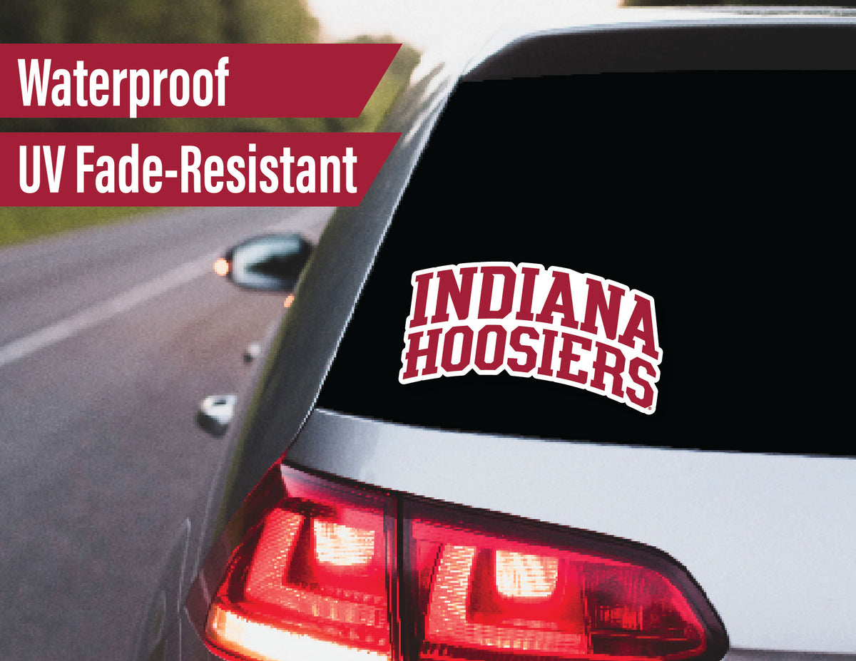 Indiana Hoosiers Stickers & Decals 14 Pc IU Set for Car & Water Bottle