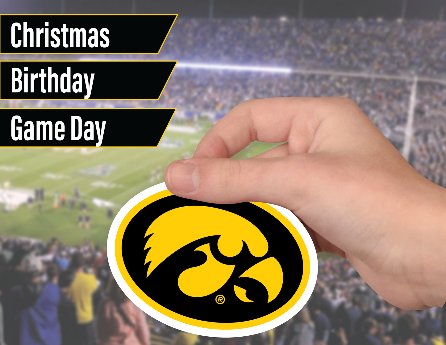 Iowa Hawkeyes Sticker Set (14 Pieces)