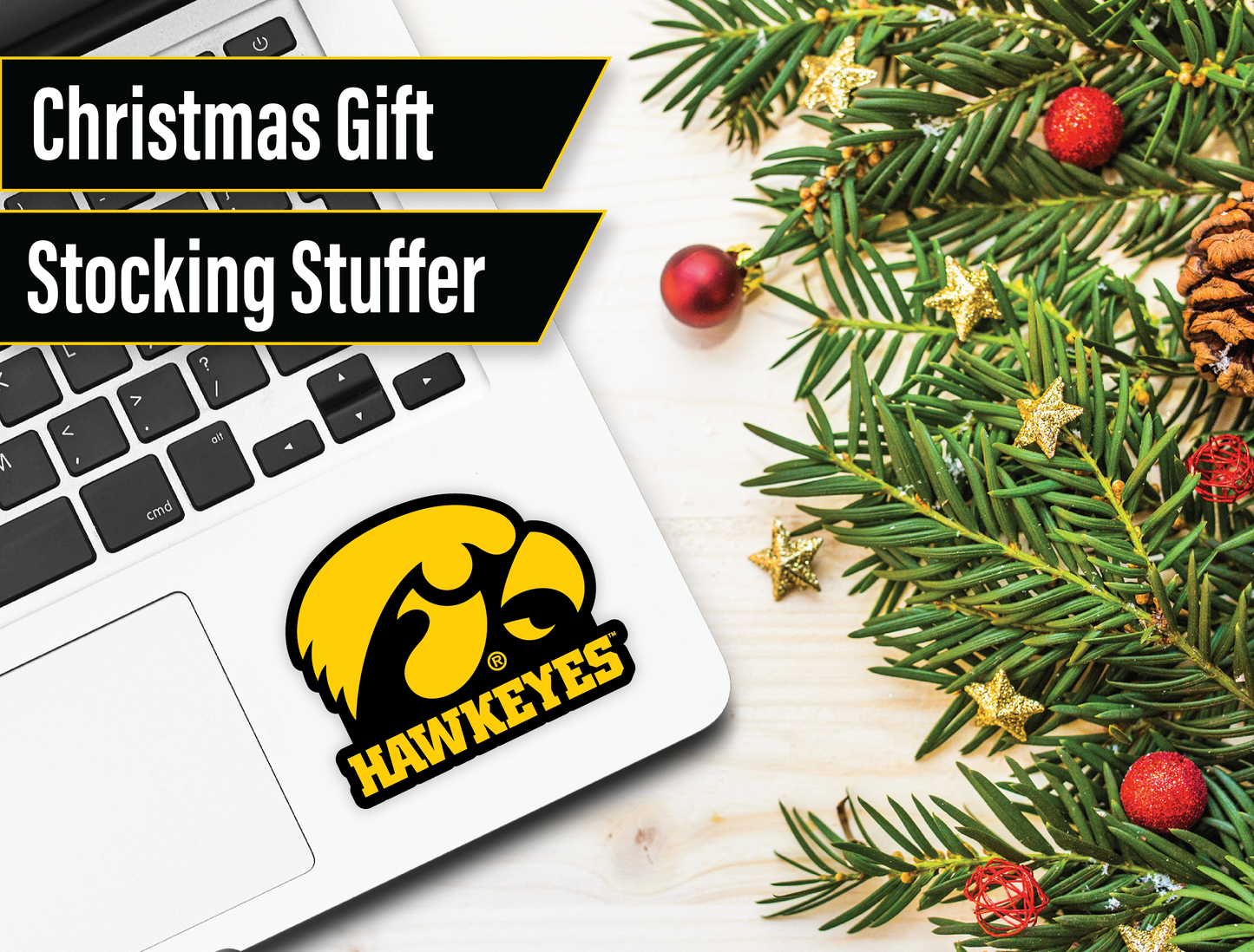 Iowa Hawkeyes Sticker Set (14 Pieces)
