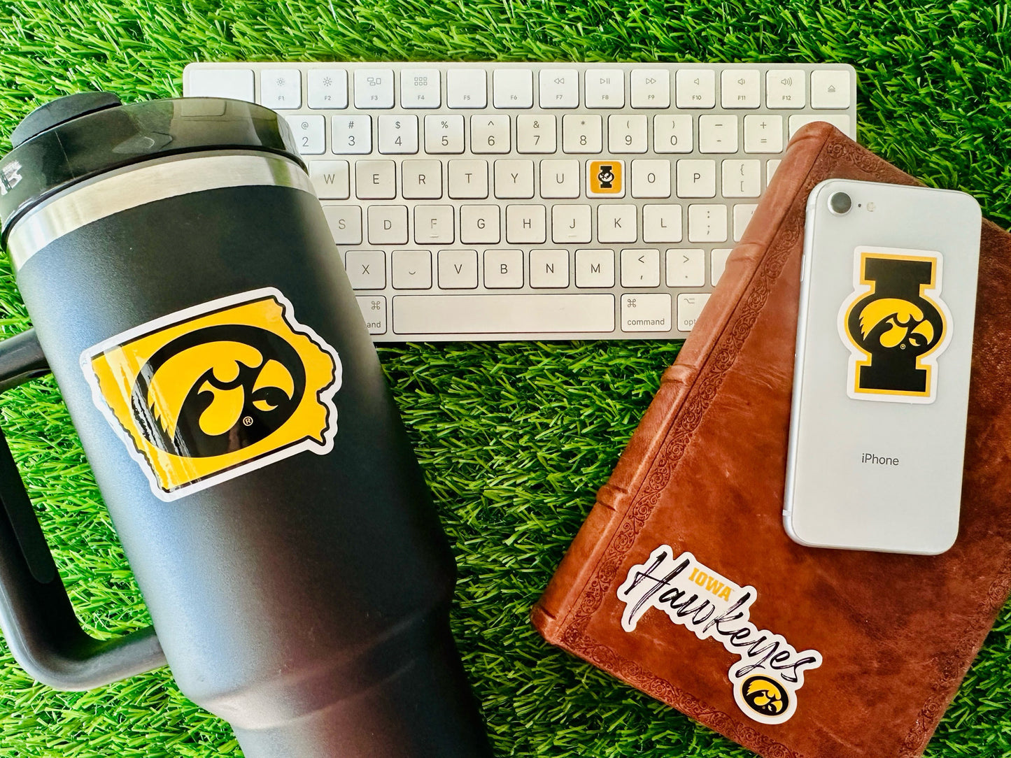 Iowa Hawkeyes Sticker Set (14 Pieces)