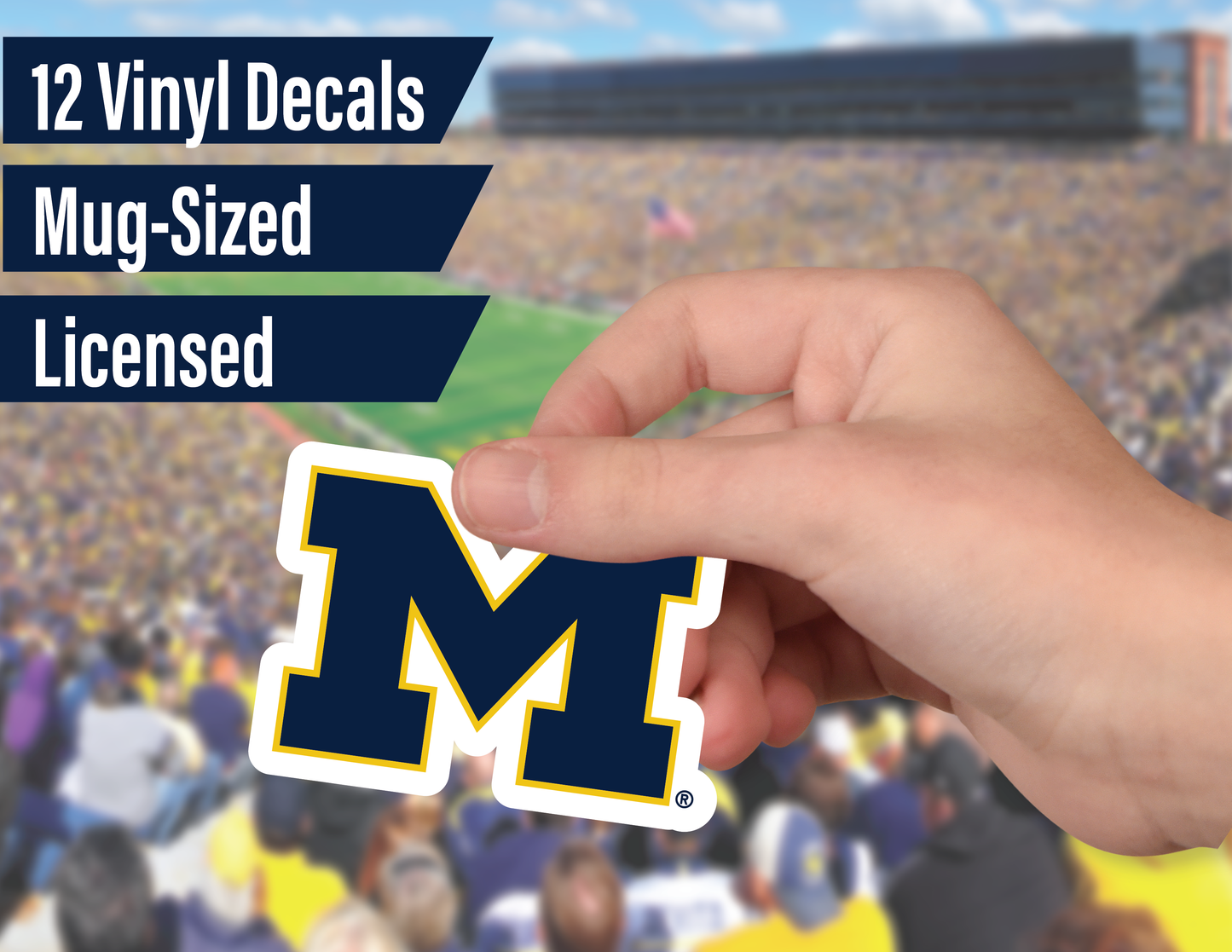 Michigan Wolverines Sticker Set (14 Pieces)