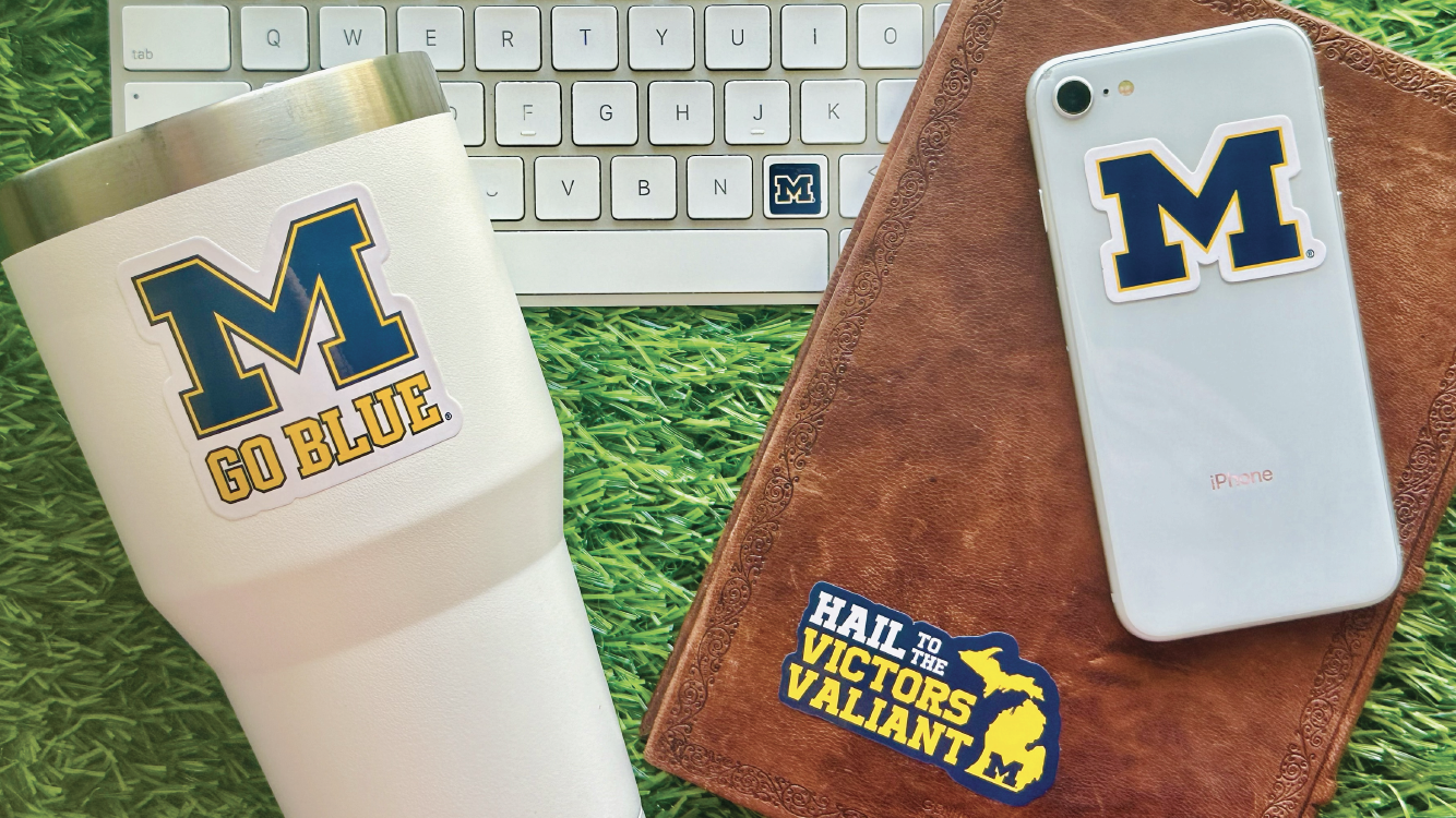 Michigan Wolverines Sticker Set (14 Pieces)