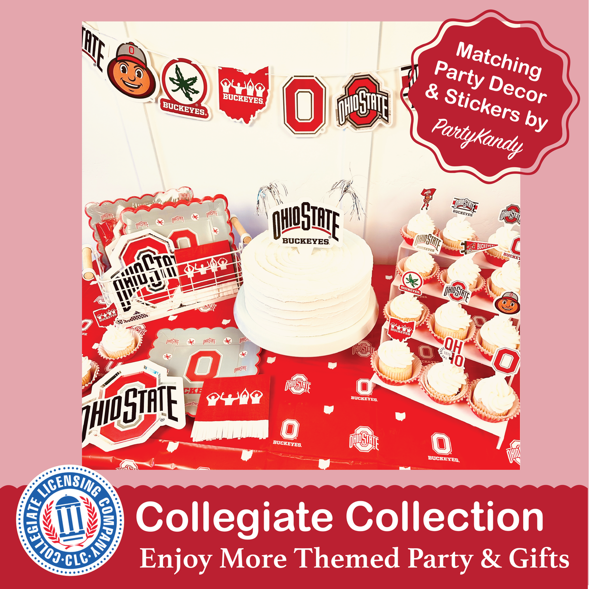 Ohio State Buckeyes 12-Day Football Ornament Advent Calendar (OSU)
