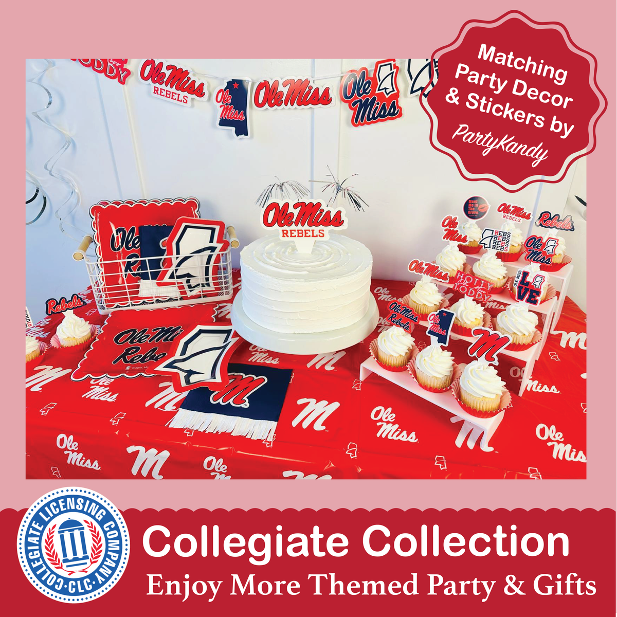 Ole Miss Merch 12-Day Christmas Ornament Advent Calendar Football Gift