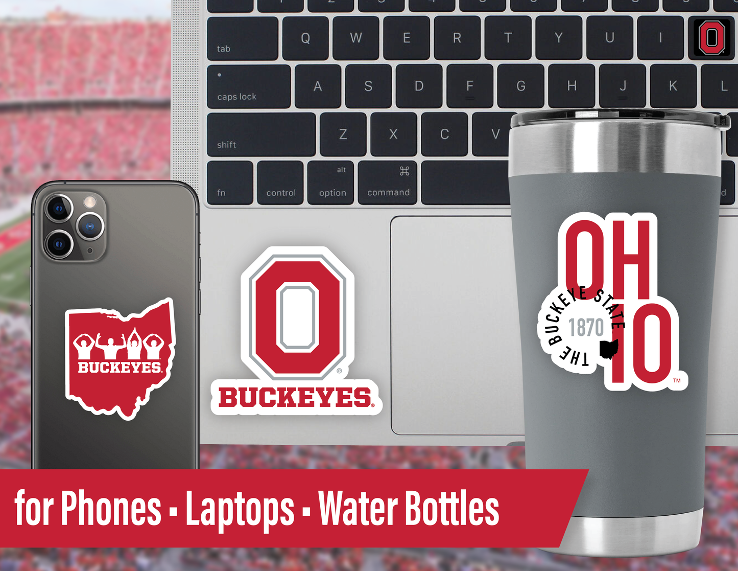 Ohio State Sticker Set (14 Pieces)