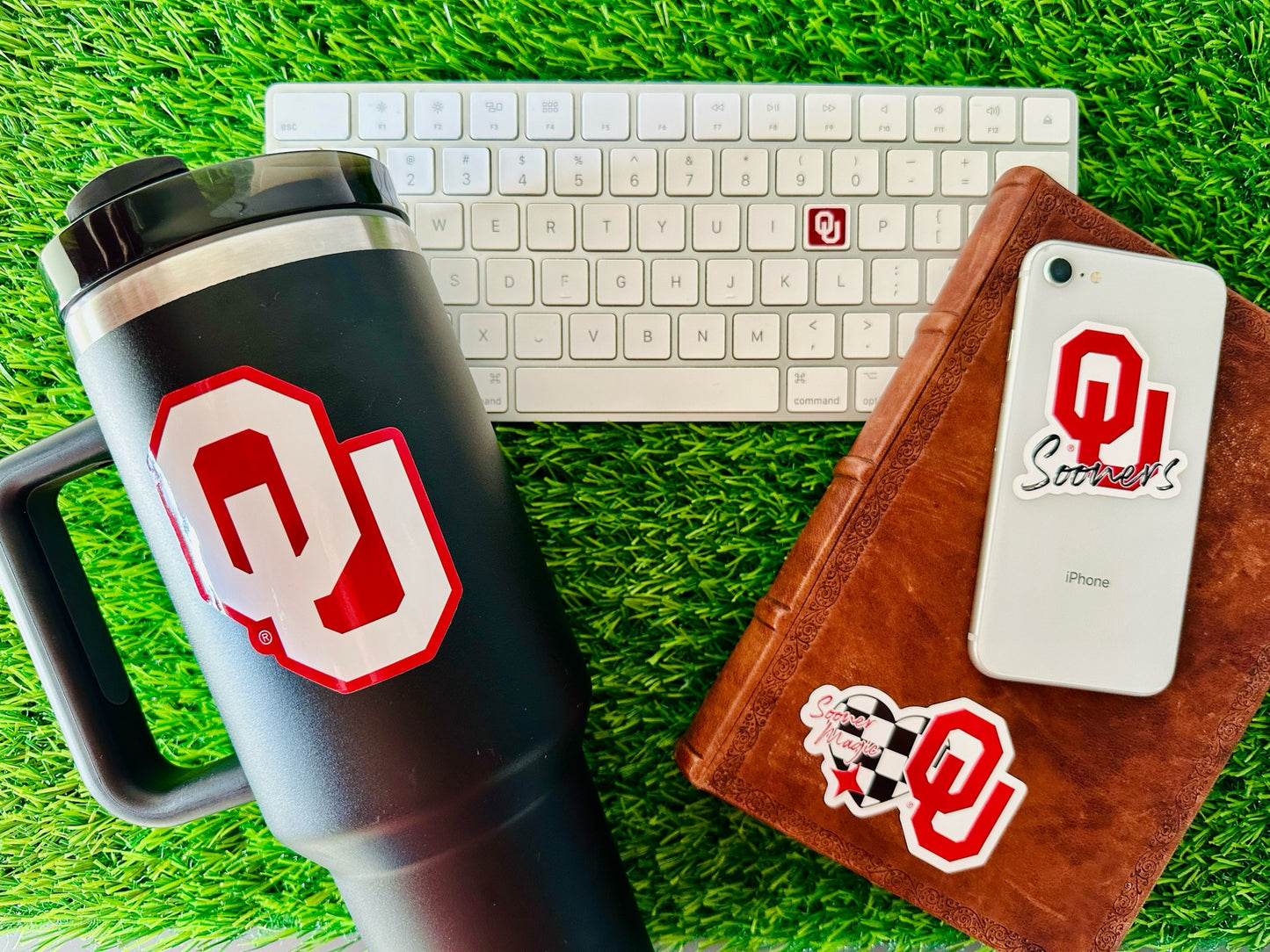 Oklahoma Sooners Sticker Set (14 Pieces)
