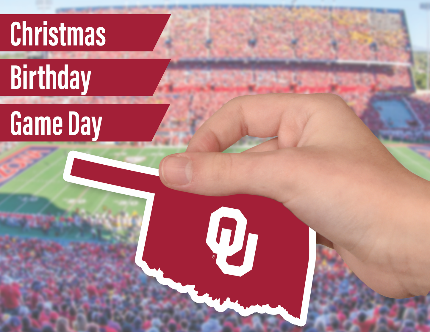 Oklahoma Sooners Sticker Set (14 Pieces)