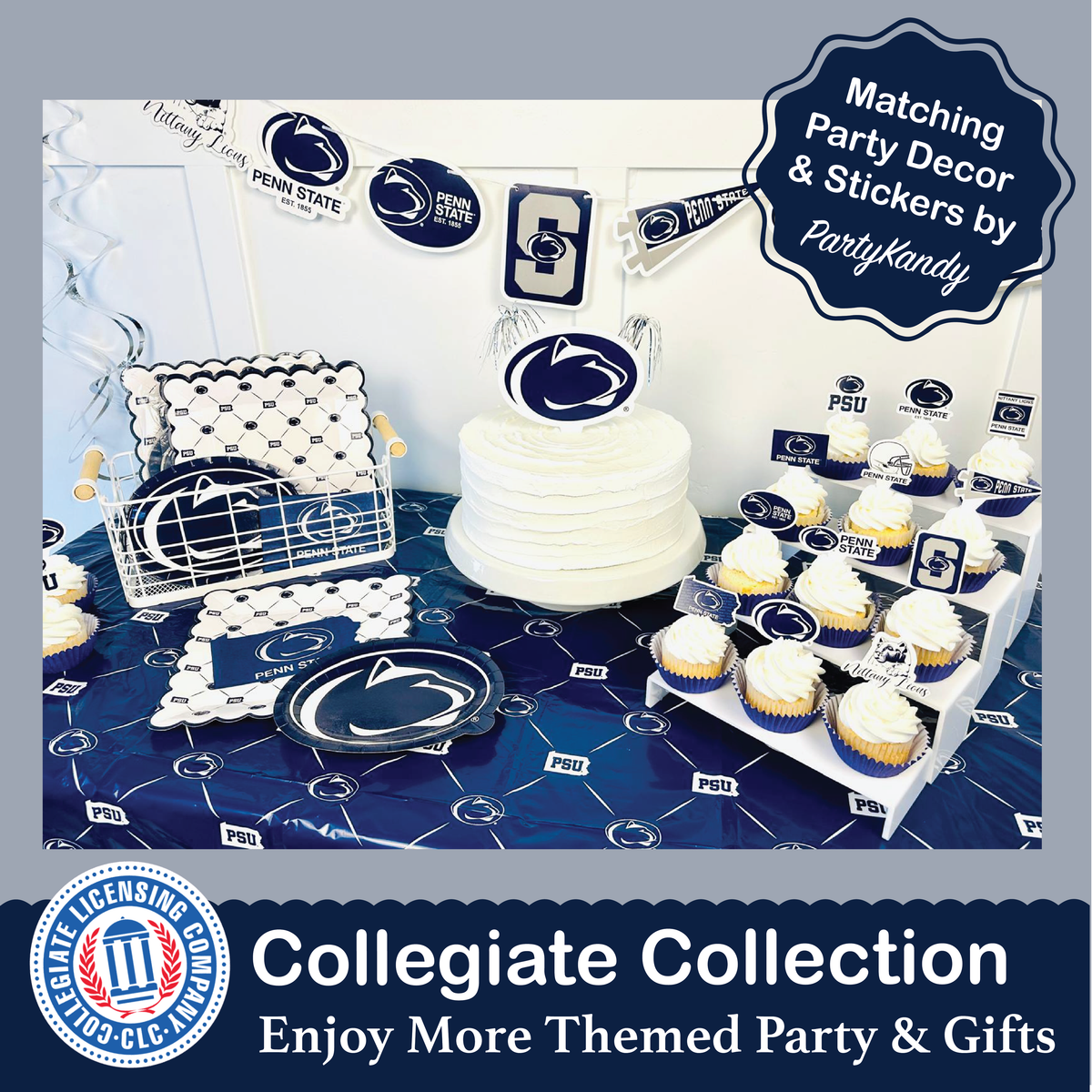 Penn State Nittany Lions 12-Day Ornament Advent Calendar Football PSU Gift