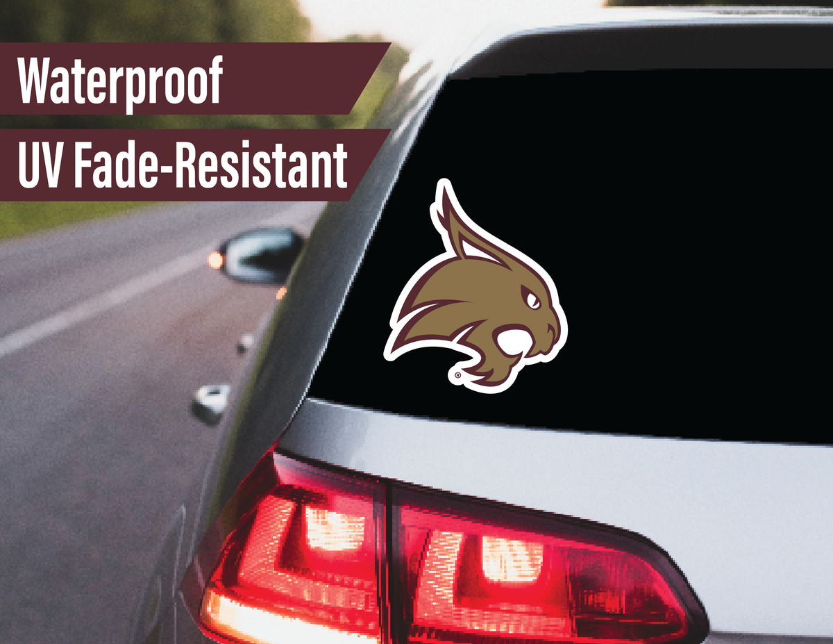 Texas State University Stickers TXST Decal Bobcats Vinyl Car Sticker 14 Pcs