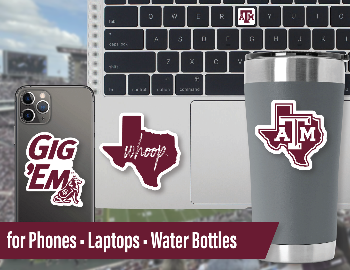 Texas A&M Aggies Sticker Set (14 Pieces)