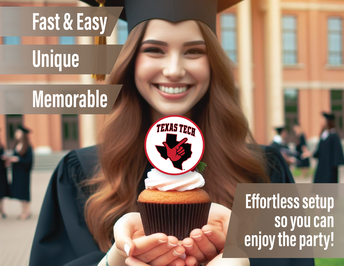 Texas Tech Red Raiders Party Decorations, Graduation & Birthday Décor 42 Pc