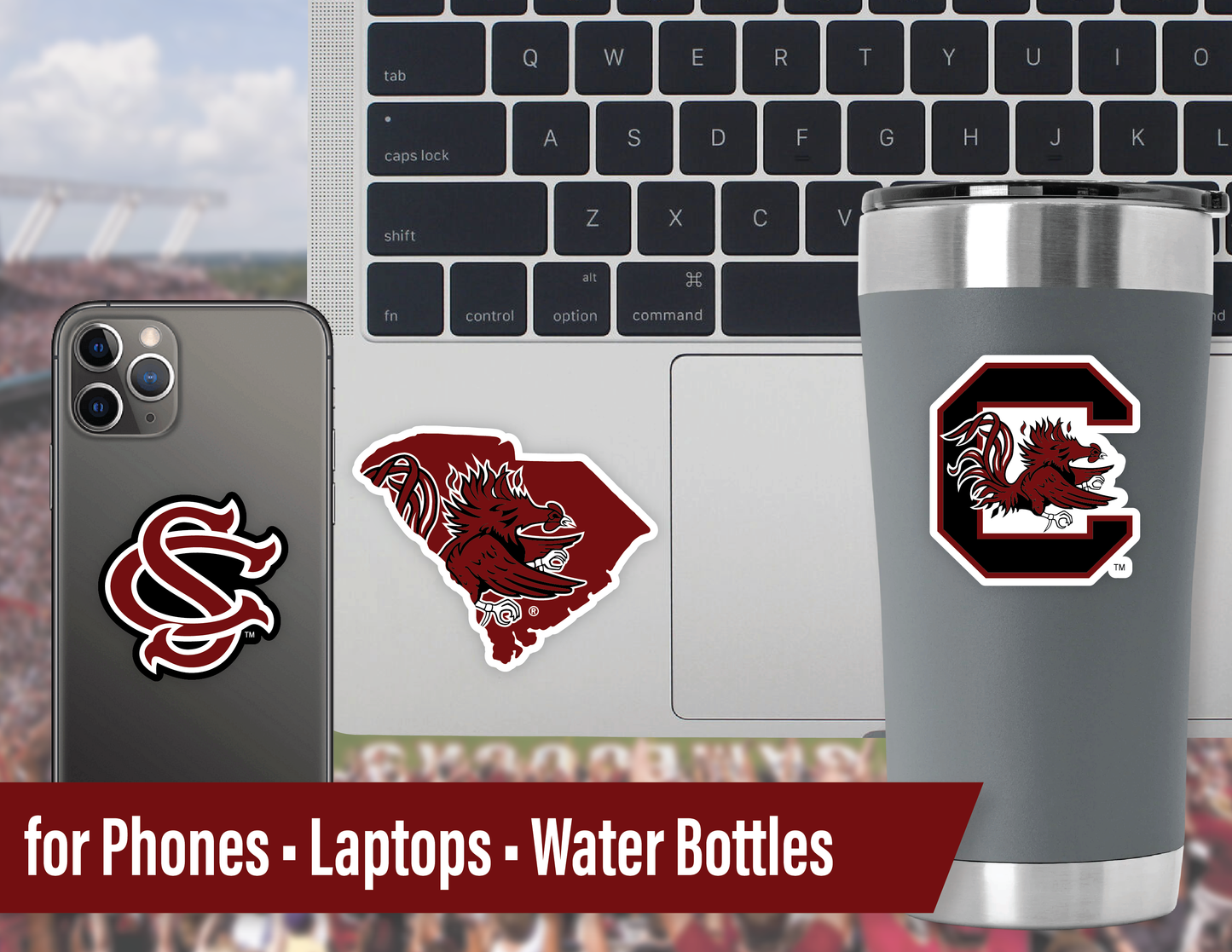 South Carolina Gamecocks Sticker Set (14 Pieces)