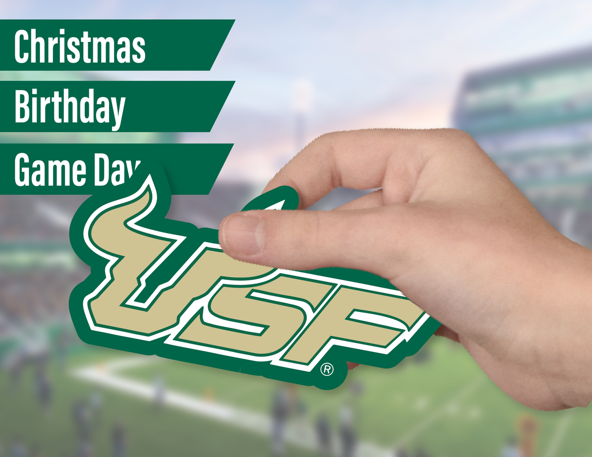 USF Merch Stickers Decals Merch University South Florida Gifts Car 14 Pc