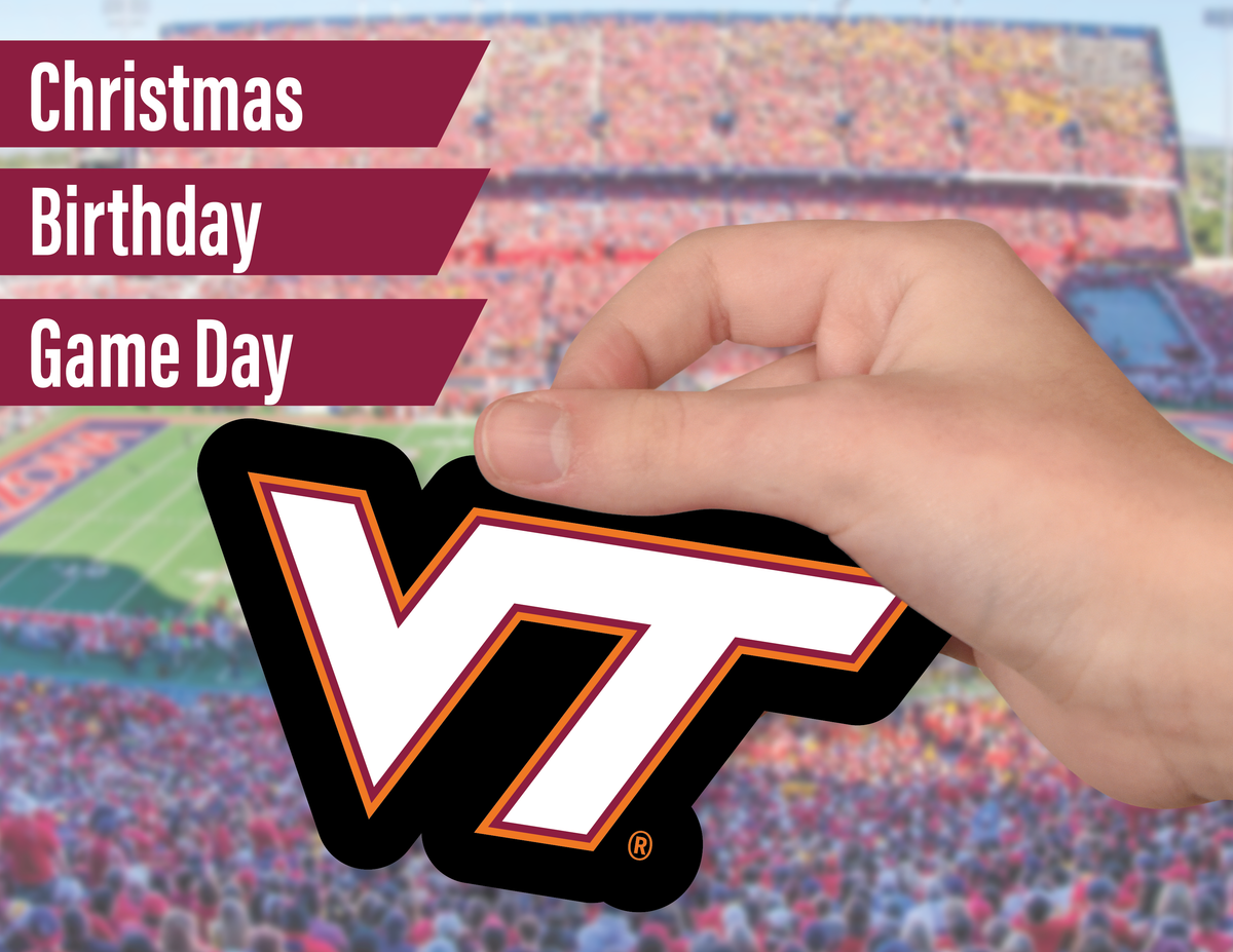 Virginia Tech Merch Stickers Decals VT Gifts Hokies Car Water Bottle 14 Pcs