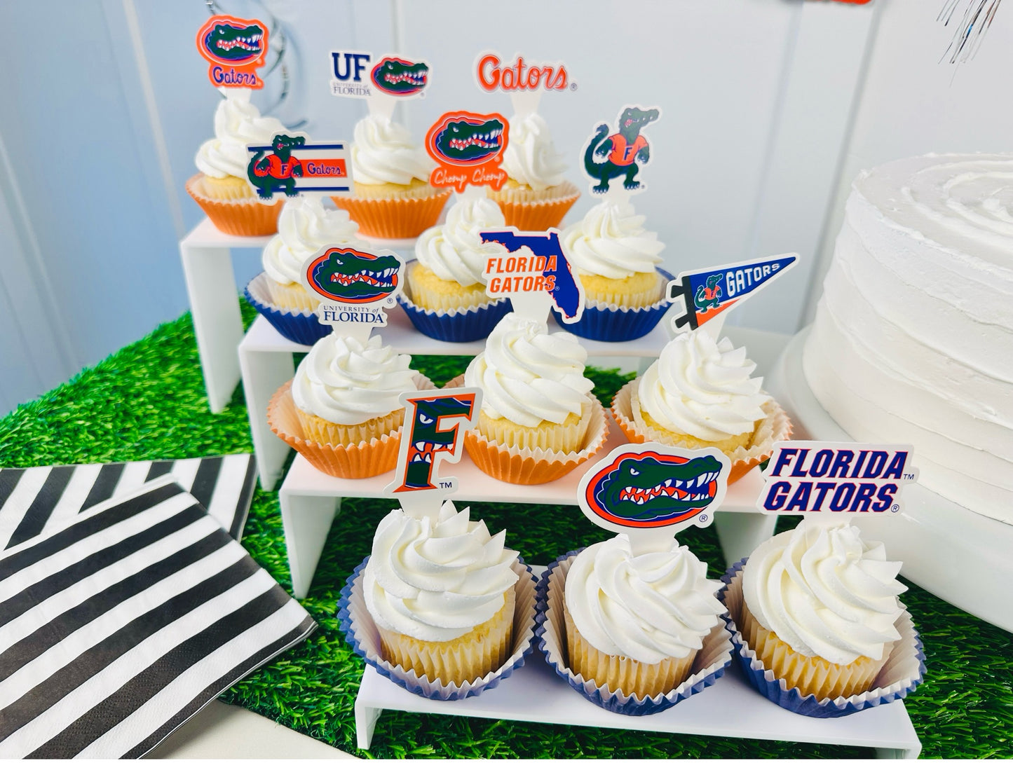 Florida Gators Cupcake Toppers (24 Pieces)